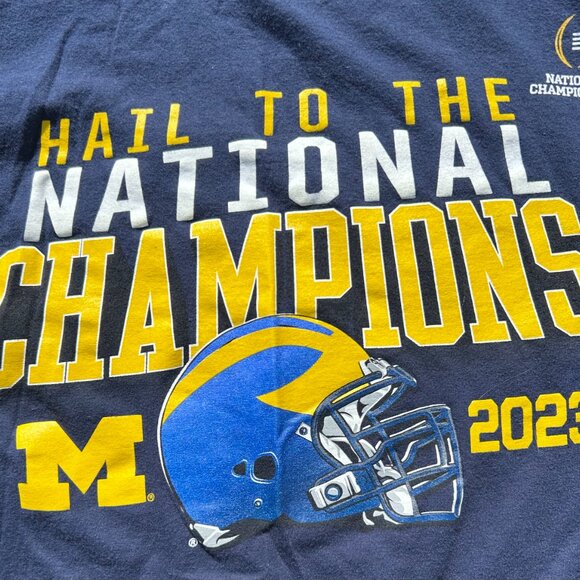 University of Michigan National Champions T Shirt Sz M - Picture 2 of 7